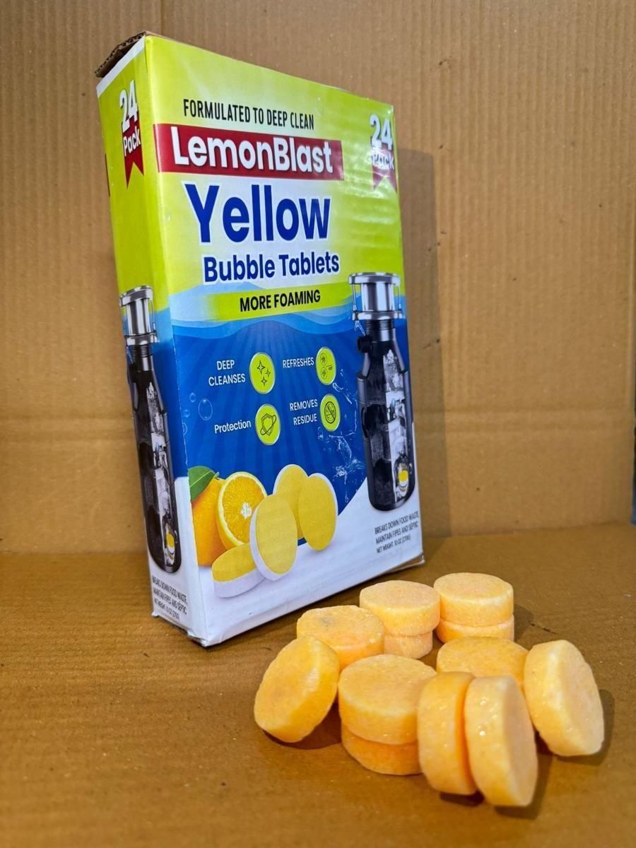 LemonBlast Pro™ Powerful Sink & Drain Cleaning Tablets