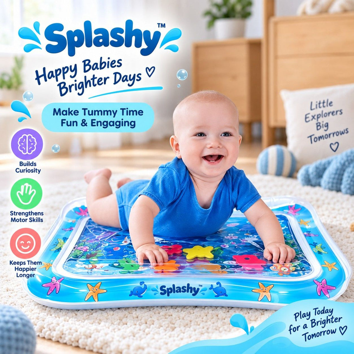 Splashy™ Tummy Time Water Play Mat