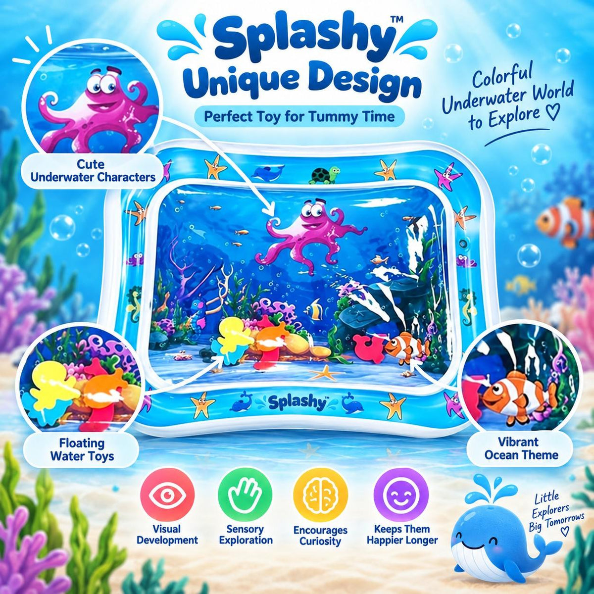 Splashy™ Tummy Time Water Play Mat