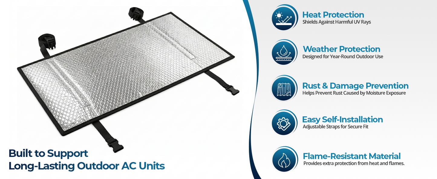 Coolix™ Weather-Resistant AC Outdoor Unit Protector Cover