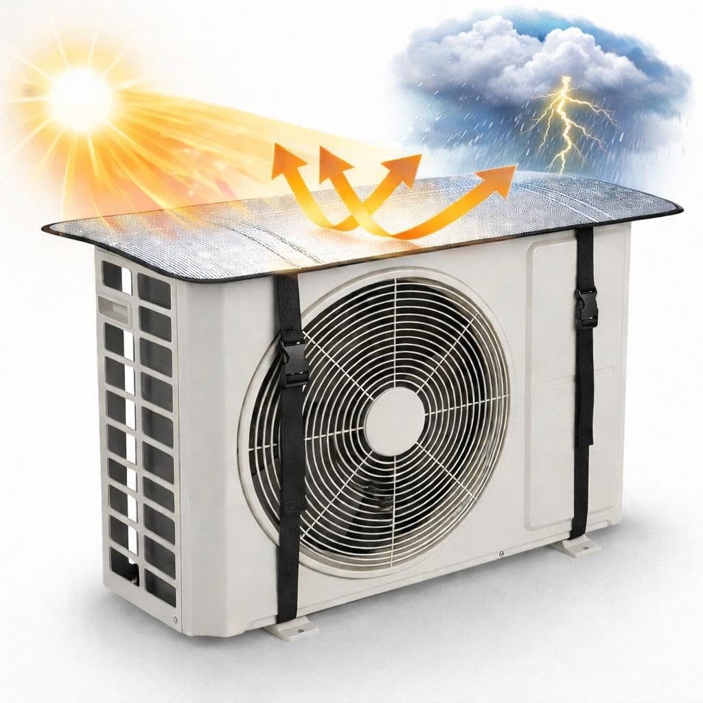 Coolix™ Weather-Resistant AC Outdoor Unit Protector Cover