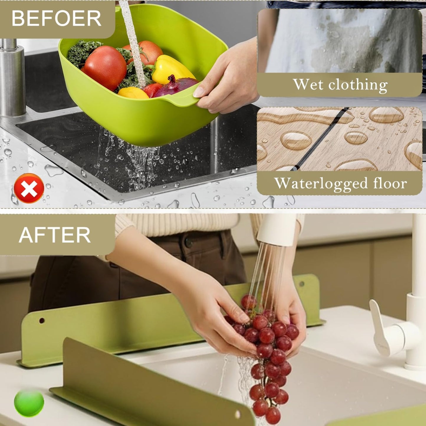SplashShield™ Sink Water Guard (Buy 1 Get 1 FREE)